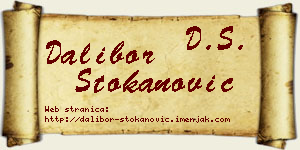 Dalibor Stokanović vizit kartica